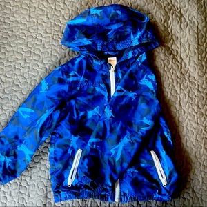 Boys Gymboree 4/5T rain jacket/windbreaker.